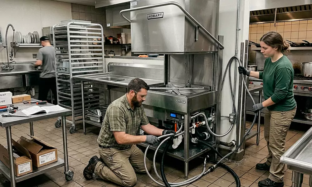 Commercial Dishwasher Installation in Haverhill, MA