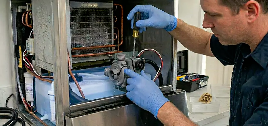 Commercial Ice Maker Water Pump Repair in Haverhill