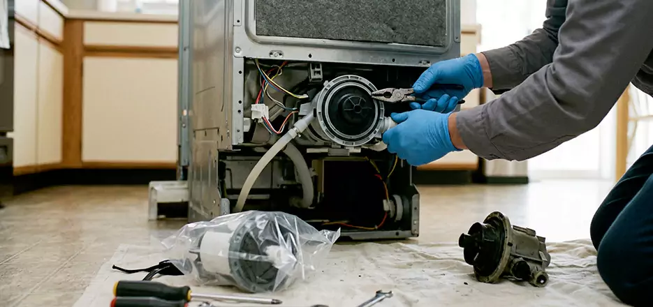 Dishwasher Motor Pump Replacement in Haverhill