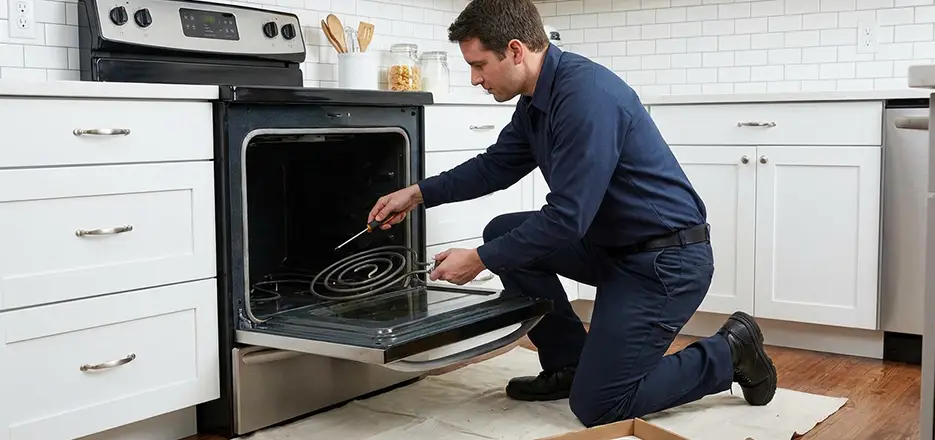 Oven Lower Heating Element Replacement in Haverhill