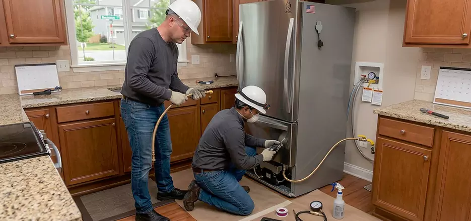 Propane Refrigerator Installation in Haverhill